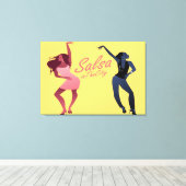 Salsa Salsa Canvas Print Leinwanddruck (Insitu (Holzboden))