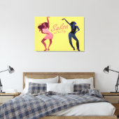 Salsa Salsa Canvas Print Leinwanddruck (Insitu (Schlafzimmer))