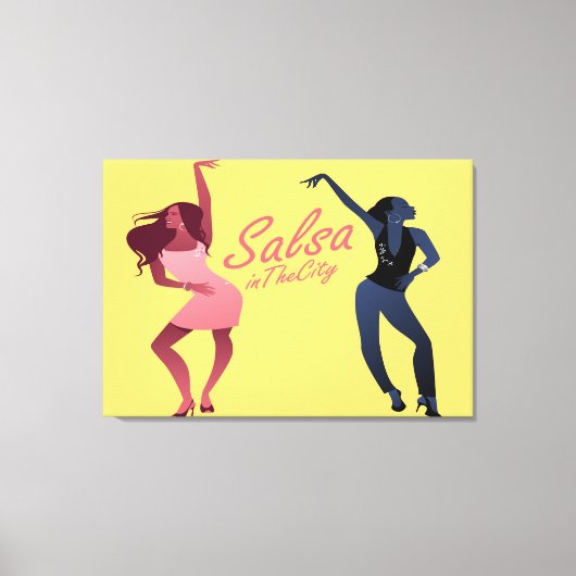 Salsa Salsa Canvas Print Leinwanddruck (Vorderseite)