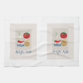 Salsa Squad Niedlich Food Spaß Zitat Funny Geschirrtuch (Horizontal)