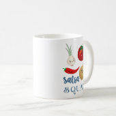 Salsa Squad Niedlich Food Spaß Zitat Funny Kaffeetasse (VorderseiteRechts)