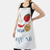Salsa Squad Niedlich Food Spaß Zitat Funny Schürze (InSitu)