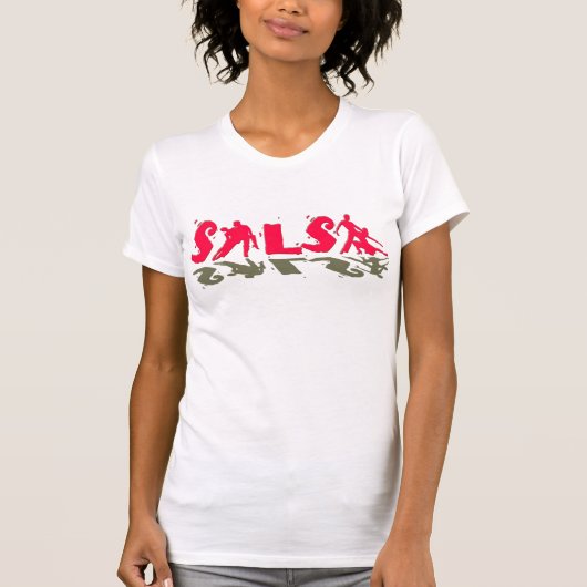 SALSA T - Shirt - für Salsatanzliebhaber (Vorderseite)
