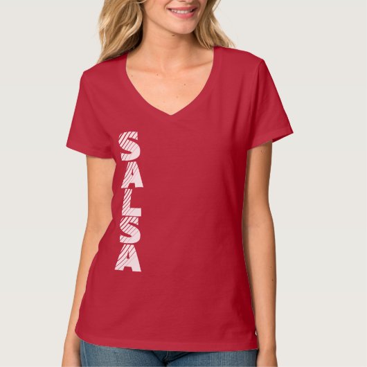 Salsa-T-Shirt T-Shirt (Vorderseite)