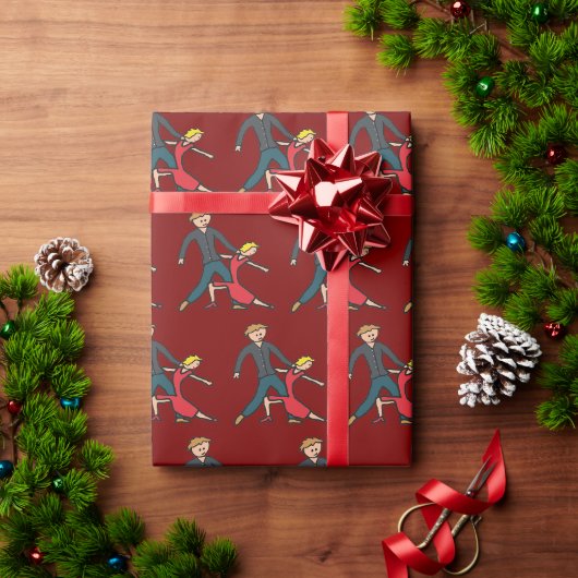 Salsa-Tanz Geschenkpapier (Feiertagsgeschenk)