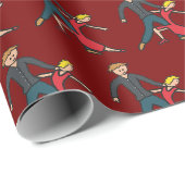 Salsa-Tanz Geschenkpapier (Rolleneckpunkt)