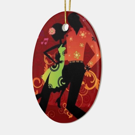 Salsa Tanz Keramikornament (Links)