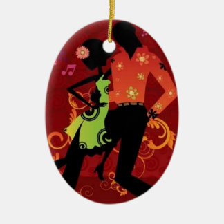 Salsa Tanz Keramikornament
