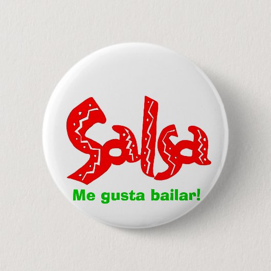 Salsa-Tanz-Logo Button (Vorderseite)