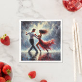 Salsa Tanz Serviette (Beispiel)