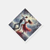 Salsa Tanz Serviette (Ecke)