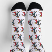 Salsa-Tanz Socken (Oben)