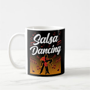 Salsa-Tanz Tanz Tänzer Latein Kaffeetasse