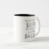 Salsa-Tanzen-Geschenk Zweifarbige Tasse (VorderseiteRechts)