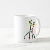 Salsa tanzende Figuren Kaffeetasse (VorderseiteRechts)