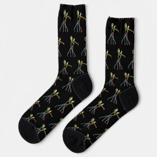 Salsa tanzende Figuren Socken
