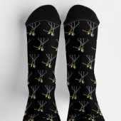 Salsa tanzende Figuren Socken (Oben)
