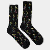 Salsa tanzende Figuren Socken (Rechts)