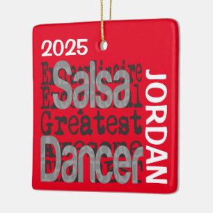 Salsa-Tänzer Extraordinaire CUSTOM Keramikornament