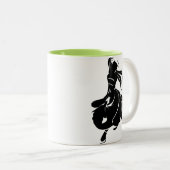 Salsa-Tänzer-Geschenk Zweifarbige Tasse (VorderseiteRechts)