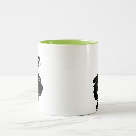 Salsa-Tänzer-Geschenk Zweifarbige Tasse (Mittel)