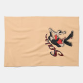 Salsa-Tänzer Geschirrtuch (Horizontal)