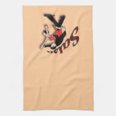 Salsa-Tänzer Geschirrtuch (Vertikal)