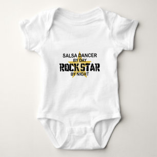 Salsa-Tänzer-Rockstar bis zum Nacht Baby Strampler