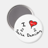 Salsa-Tanzgeschenke - ich höre Salsa-Tanzen Magnet (Vorderseite/Rückseite)