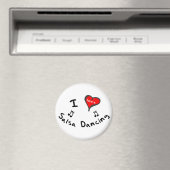 Salsa-Tanzgeschenke - ich höre Salsa-Tanzen Magnet (In Situ (Geschirrspüler))