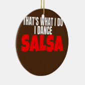 Salsa Tanzkleidung Zubehör Das mache ich Keramik Ornament (Rechts)