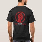 Salsa-Untergrund-T - Shirt-Mann-Logo 2 T-Shirt (Rückseite)