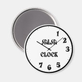 SalsaClock Magnet (Vorderseite/Rückseite)
