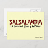 Salsalandia Postkarte (Vorne/Hinten)