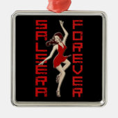SALSERA FOREVER SILBERNES ORNAMENT (Vorne)