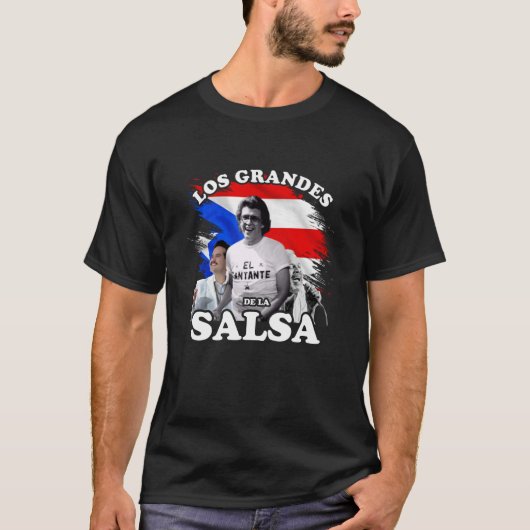 Salseros Puerto Rico Los Grandes de la Salsa T-Shirt (Vorderseite)