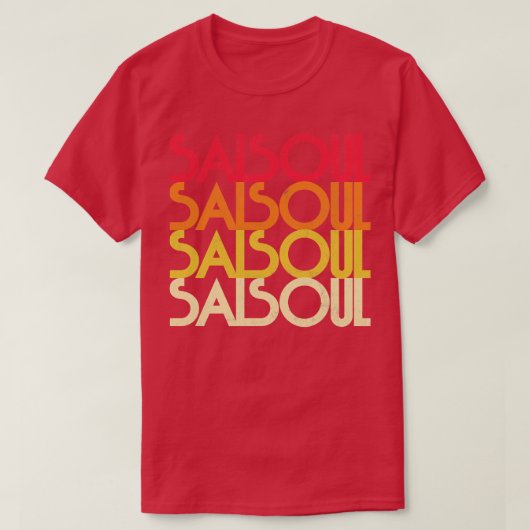 Salsoul Retro Music Fan Design T-Shirt (Design vorne)