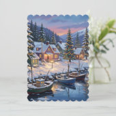 salt air winter einladung (Stehend Vorderseite)