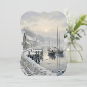 salt air winter einladung (Stehend Vorderseite)