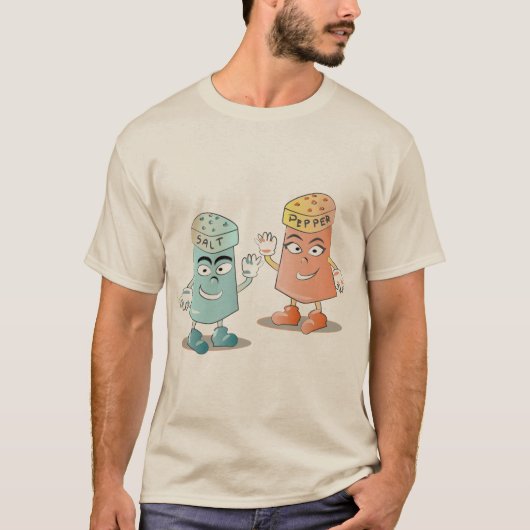 Salt and Pepper Vintage Mascot T-Shirt (Vorderseite)