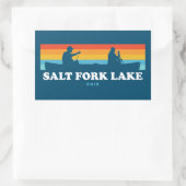 Salt Fork Lake Ohio Canoe Rechteckiger Aufkleber (Tasche)