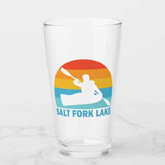 Salt Fork Lake Ohio Kajak Glas (Vorderseite)