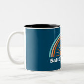 Salt Fork Lake Ohio Rainbow Zweifarbige Tasse (Links)