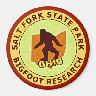 Salt Fork Staat Park Bigfoot Research Magnet