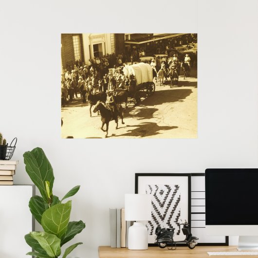 Salt Grass Trail Tour durch Downtown Houston, Tx Poster (Heimbüro)