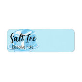 Salt Ice Return Address Label (Vorne)