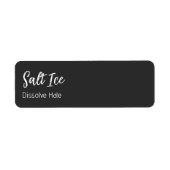 Salt Ice Return Address Label (Vorne)