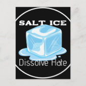 Salt Ice Sticker Postkarte (Vorderseite)