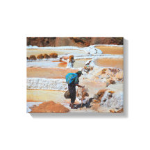 Salt in Maras, Peru