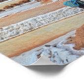 Salt in Maras, Peru Poster (Ecke)